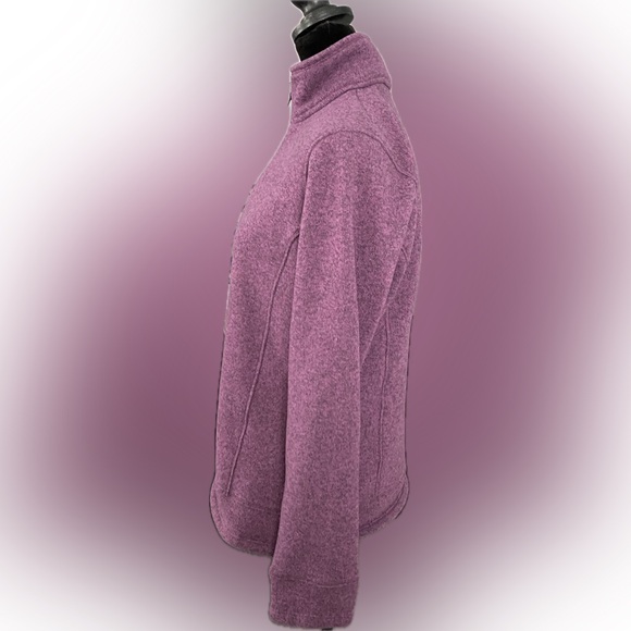 Lands’ End Sweater Fleece 1/4 Zip Pullover - Size Medium - Picture 3 of 7